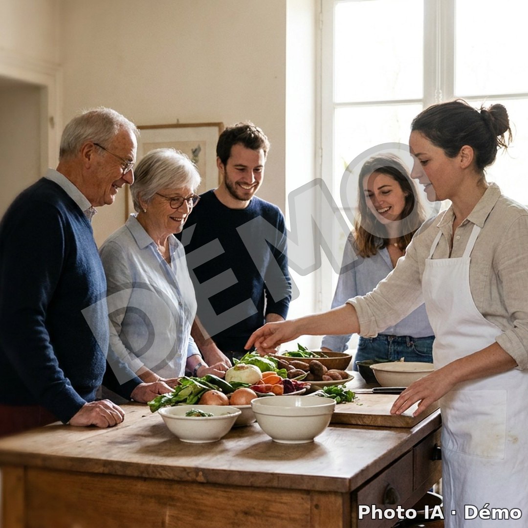 Atelier cuisine de saison — 2 h